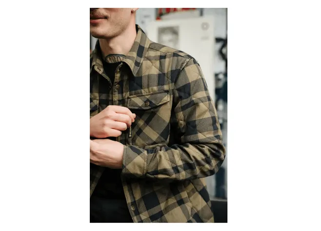 Куртка Frontier Tartan Khaki Фото 4